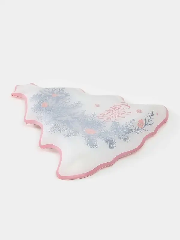 Блюдо сервировочное ёлочка "С Новым Годом" 24,5х24,7х2 см