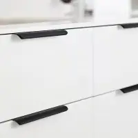 Ручка торцевая CAPPIO RT002BL, L=600 мм, м/о 480 мм, цвет черный, 4 шт.