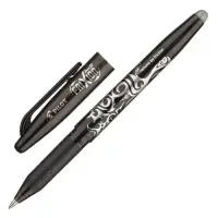 Стираемая ручка Pilot. Frixion, гелевая, чёрный стержень BL-FR-7 (B), узел 0.7 мм