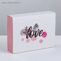 Коробка кондитерская, упаковка «Love», 20 х 15 х 5 см
