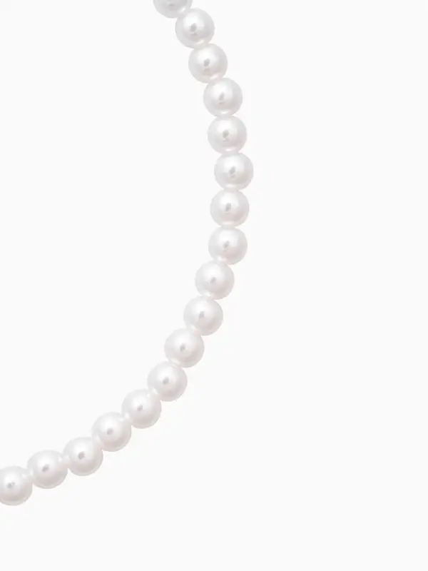 Набор 3 предмета: серьги, бусы, браслет &laquo;Классика&raquo;, белый, 45 см