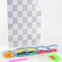 Алмазная мозаика по фото с полным заполнением &laquo;Pop Art&raquo;, на холсте с подрамником, А4