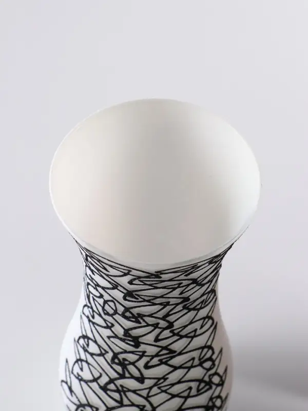 Ваза &laquo;Сфера&raquo;, h=26 см, стекло, белая