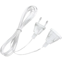 Удлинитель для домашних гирлянд 3 м, прозрачный ПВХ 315-424