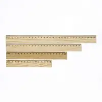 Линейки деревянные Calligrata, 4 штуки (15, 20, 25 и 30 см)