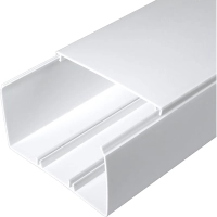 Кабель-канал белый 2-й замок 100х60х2000мм Промрукав PR03.0060
