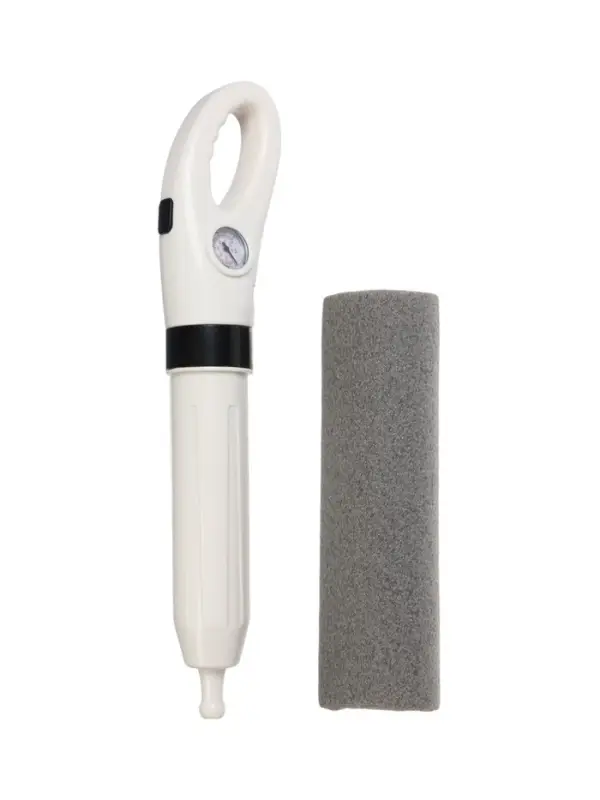 Вантуз пневматический ZEIN, 3 насадки, датчик давления, ручной насос