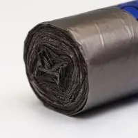 Мешки для мусора 100 л, 10 мкм, ПНД, 10 шт., чёрные