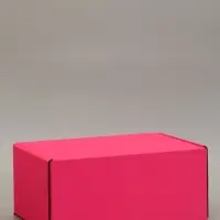 Коробка самосборная "Почтовая", розовая, 40 х 27 х 18 см,