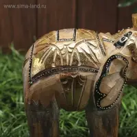 Сувенир дерево "Бежевый слоник" 27х10х25 см