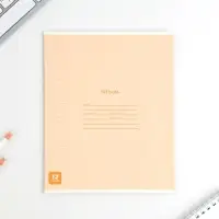 Тетрадь в линейку 12 листов А5, на скрепке «Минимализм», обложка мелованный картон, блок №1 белизна 96%, 5 видов МИКС