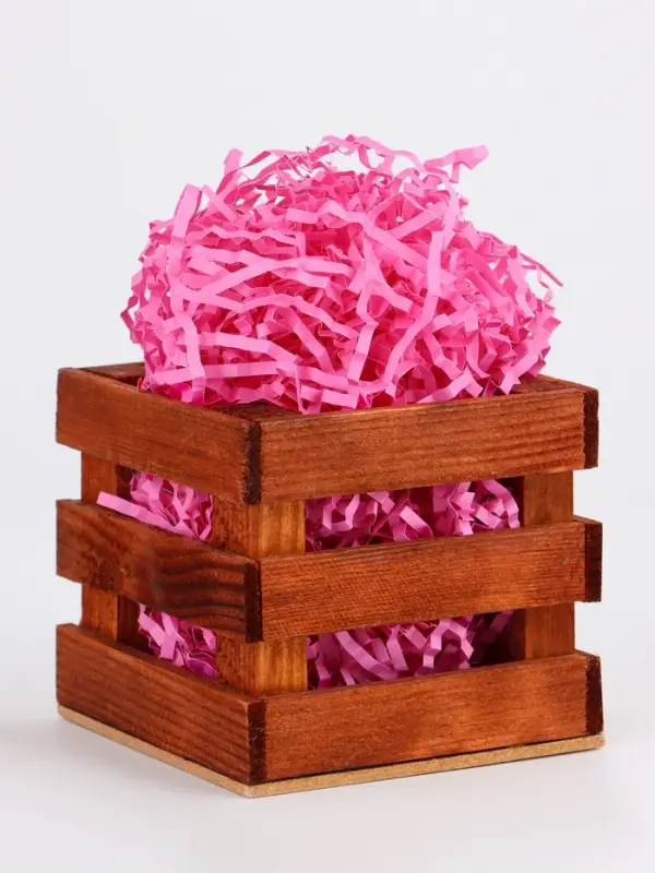 Наполнитель бумажный для подарков, нежно - розовый, 500 г