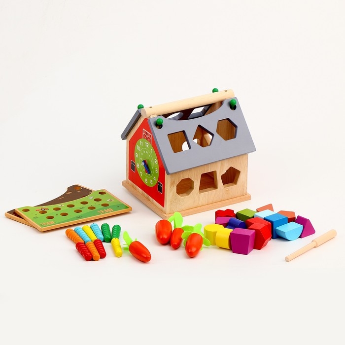 Логический центр «Домик» 18 × 18 × 18,5 см