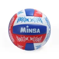 Волейбольный мяч MINSA, машинная сшивка, 18 панелей, р. 5, PVC