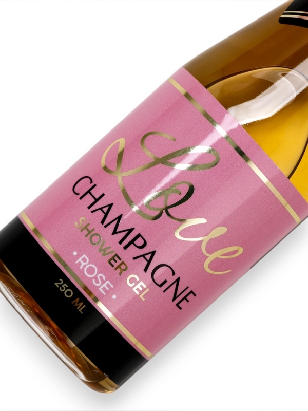 Гель для душа во флаконе шампанское Love Champagne, 250 мл, Новый Год Гель для душа во флаконе шампанское Love Champagne, 250 мл, Новый Год