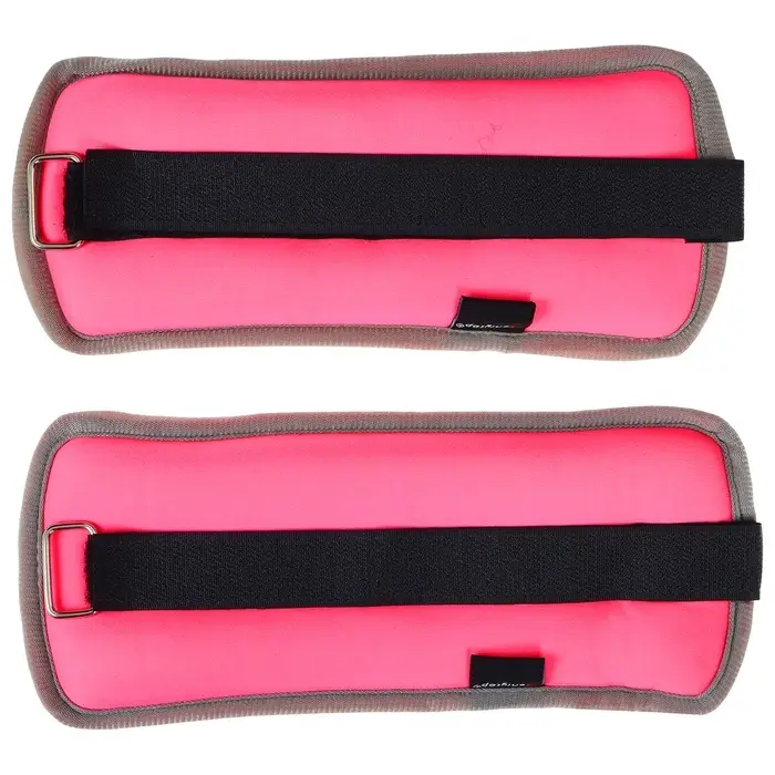 Утяжелители неопреновые ONLYTOP, 2 шт. &times; 0.5 кг, цвет розовый