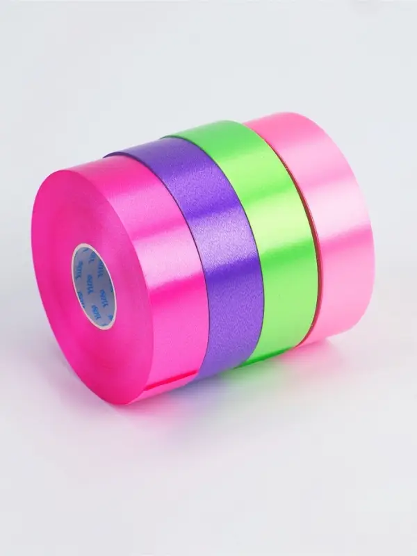 Лента упаковочная для декора и подарков, пастельный МИКС, 2 см &times; 45 м