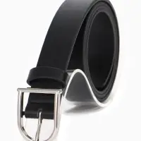 Ремень женский, 1 прокол, металл пряжка, 2.8&times;105 см, чёрный