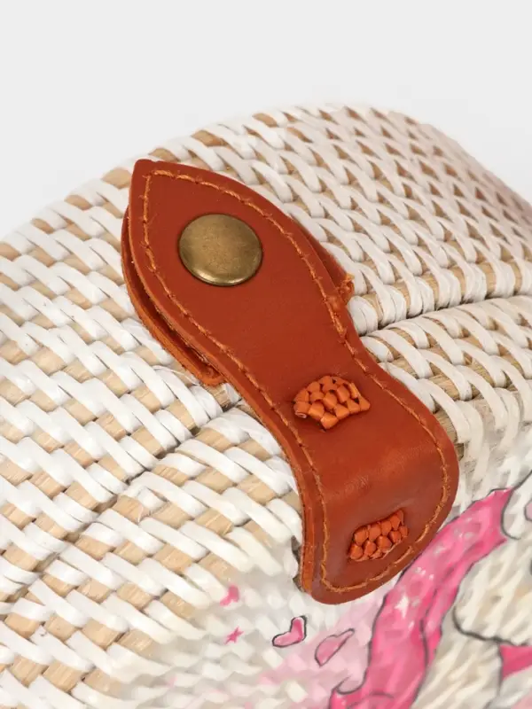 Сумка плетёная ротанг &laquo;Единорог&raquo;, 15&times;6&times;60 см