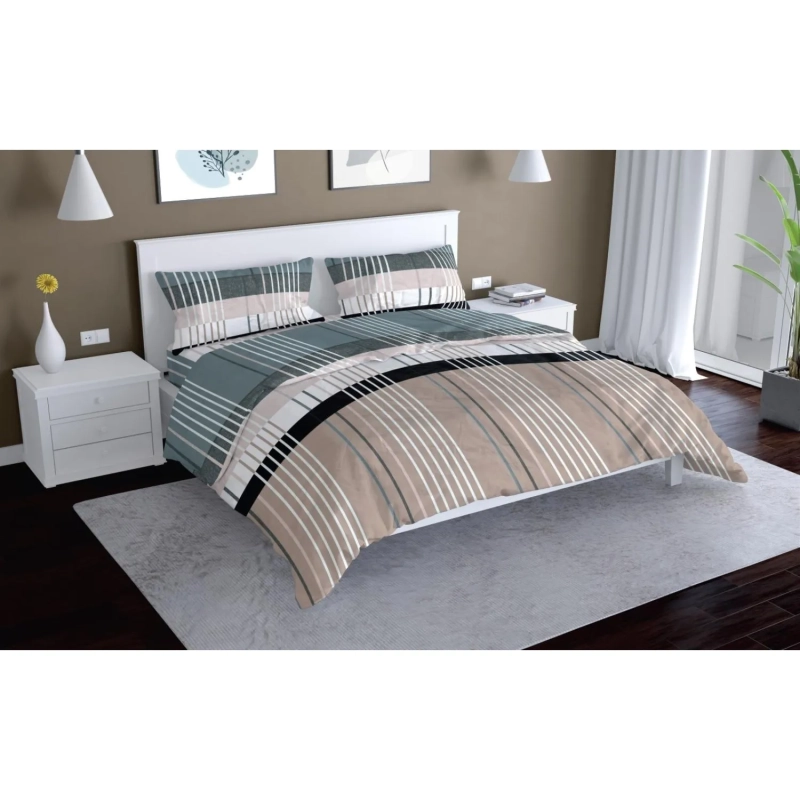 Постельное белье 2сп,Sharon,набивн.поплин 105г/м2 (нав.70х70-2шт),28077-1