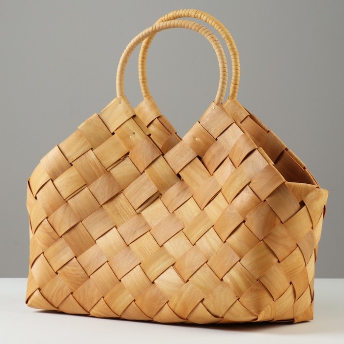 Корзина плетеная, 32 x 14 x 16,5/27/37 см, секвойя Корзина плетеная, 32 x 14 x 16,5/27/37 см, секвойя