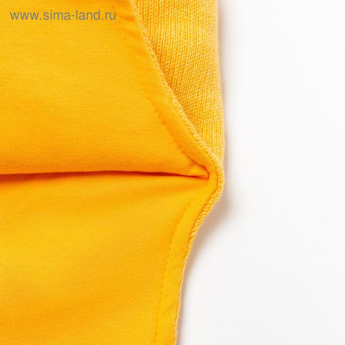 Шапка-шлем, цвет горчица, размер 46-50