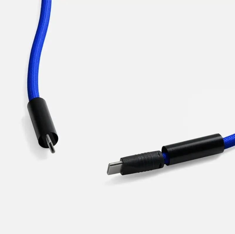 Кабель-ланьярд energyFlex Power Delivery 60 Вт, темно-синий