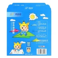 Пастель масляная 24 цвета, в бумажном держателе, в картонной коробке