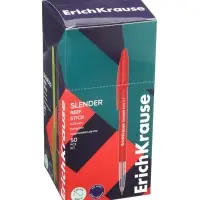 Ручка шариковая ErichKrause Slender Stick Reef, узел 0.7 мм, синяя