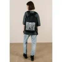 Рюкзак школьный молодёжный &laquo;Леопард&raquo;, 33&times;13&times;37, отдел на молнии, карман, чёрный