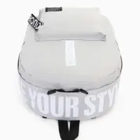 Рюкзак молодёжный на молнии, с карманами, размер 27&times;10&times;37.5 см, серый