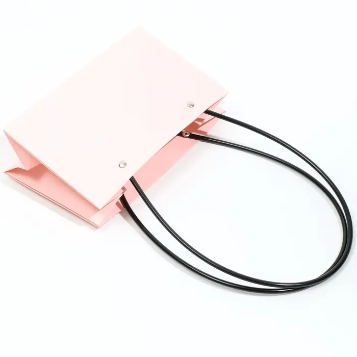 Сумка для цветов розовая влагостойкая, 22&times;10.5&times;13.5 см