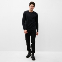 Лонгслив мужской MIST Men's casual размер 46, черный