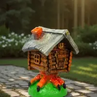 Садовая фигура из гипса &laquo;Избушка&raquo;, 35&times;25&times;30 см