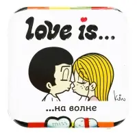 Конфеты освежающие Love is, в форме сердца, со вкусом мяты, 20 г