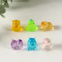 Сувенир полистоун флюоресцентный "Капибары" набор 6 шт 1,7х2 см Сувенир полистоун флюоресцентный "Капибары" набор 6 шт 1,7х2 см