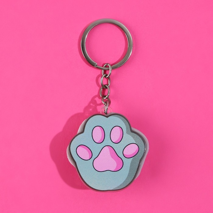 Брелок мялка для ключей «Лапка» 4,5 х 4 см