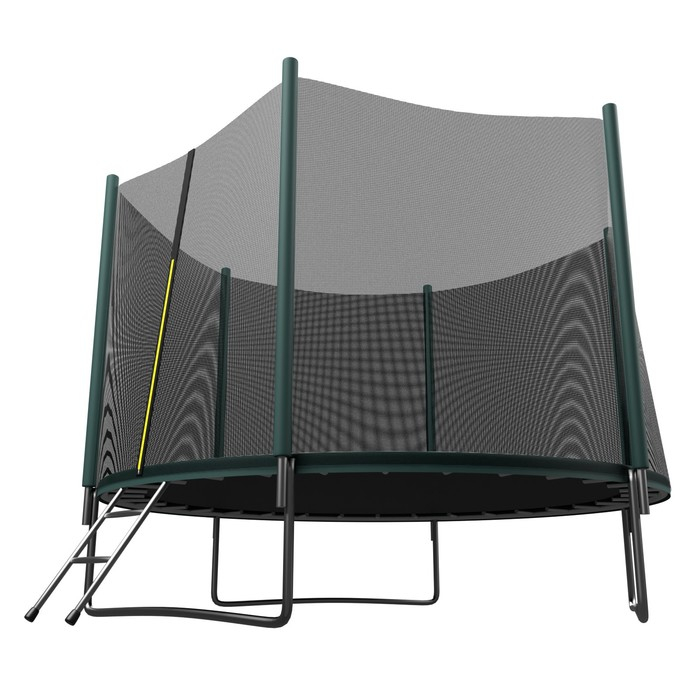 Батут ONLITOP, d=305 см, с лестницей, высота сетки 173 см, цвет зелёный Батут ONLITOP, d=305 см, с лестницей, высота сетки 173 см, цвет зелёный