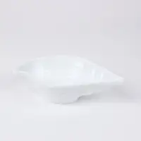 Блюдо сервировочное &laquo;Ракушка&raquo;, 21&times;13.2&times;6 см, стеклокерамика, белое
