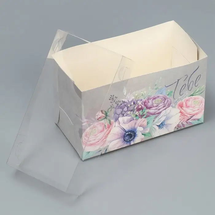 Коробка для капкейков, кондитерская упаковка, 2 ячейки «Самого прекрасного тебе», 16 х 8 х 10 см Коробка для капкейков, кондитерская упаковка, 2 ячейки «Самого прекрасного тебе», 16 х 8 х 10 см