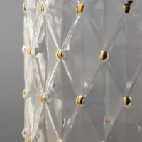 Ваза «Милагрос», сеточка, 24.5×11.5 см, стекло, прозрачная