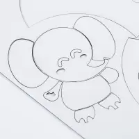 Наклейки интерьерные детские TAKE IT EASY &laquo;Слоник&raquo;, декор на стену, панно, 61&times;80 см