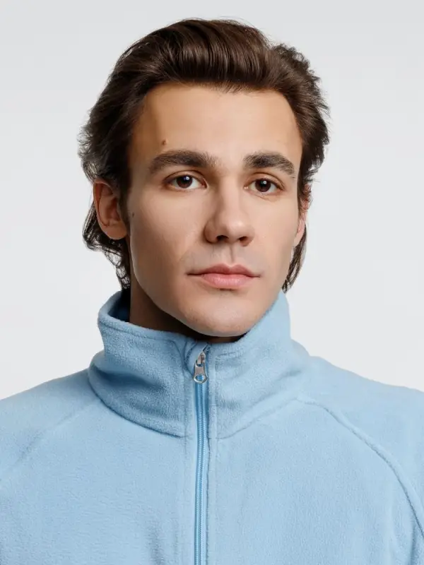 Куртка флисовая унисекс Fliska, голубая, размер M/L Куртка флисовая унисекс Fliska, голубая, размер M/L