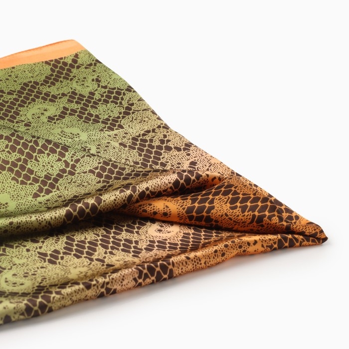 Платок женский MINAKU р-р 70*70 см, цв. оранжевый Платок женский MINAKU р-р 70*70 см, цв. оранжевый