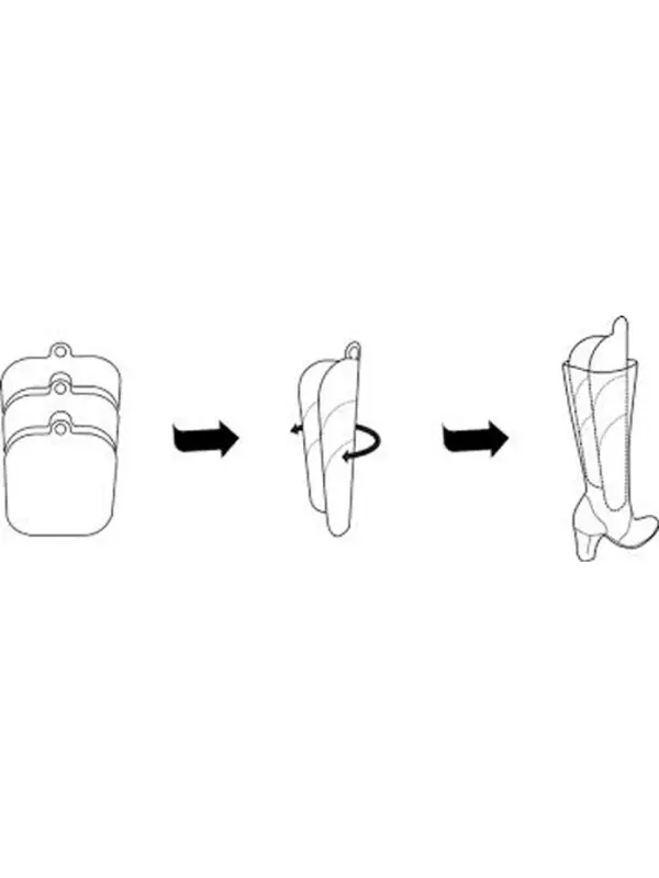 Формодержатель для обуви 40&times;28&times;0.2, чёрный