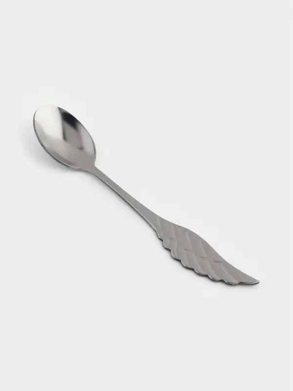 Ложка чайная Magistro Wings, длина 14 см, нержавеющая сталь, цвет серебряный