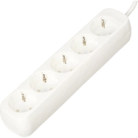 Удлинитель BigTech UTD-510-5-W (5р/5м/10А/2,2кВт/1мм2/белый)