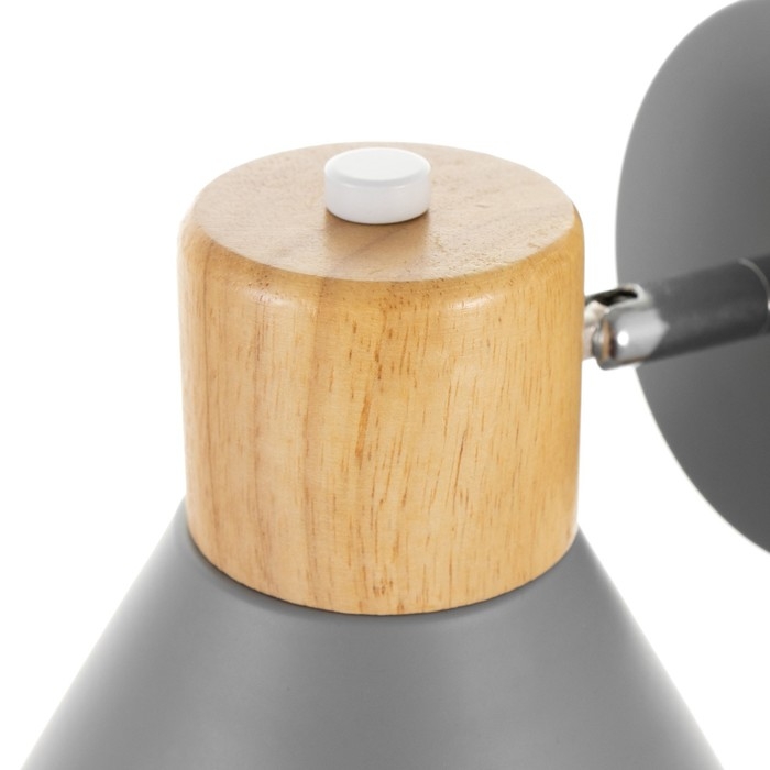 Бра "Ресто" Е27 40Вт серый 18х11х17,5 см