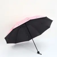 Зонт механический &laquo;Сакура&raquo;, эпонж, 4 сложения, 8 спиц, R=52/60 см, d=104 см, МИКС