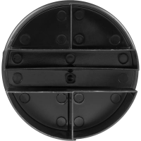 Подставка-органайзер д/канц.мелочей Attache Line 6 отд черный 140х140х105мм